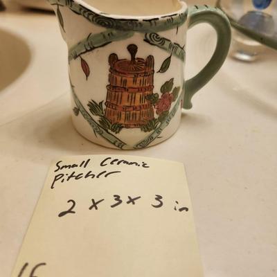 Small Ceramic Pitcher