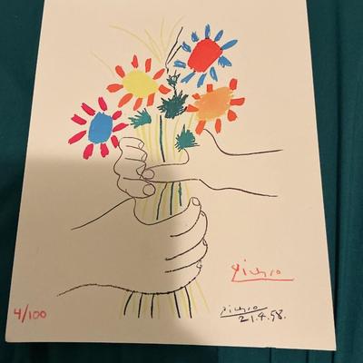 Picasso Print - Hand Signed & Numbered