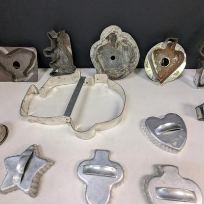 Vintage Tin Cookie Cutters