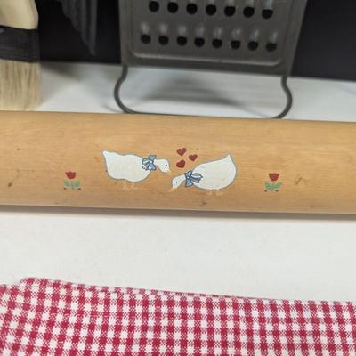 Antique Utensils & Vintage Wooden Handled Potato Mashers