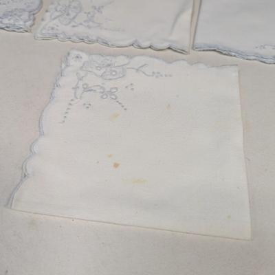Vintage Embroidered Handkerchiefs