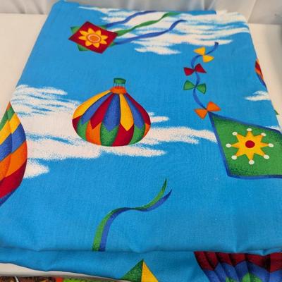 Several Pieces Of Decorative Fabric