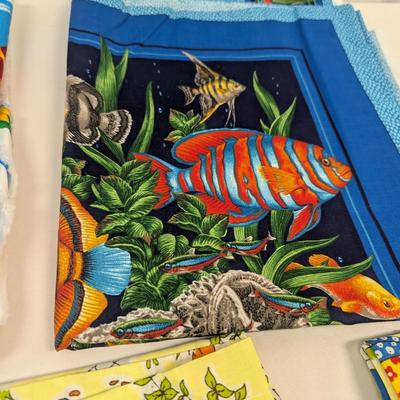 Several Pieces Of Decorative Fabric