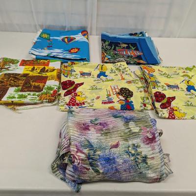 Several Pieces Of Decorative Fabric