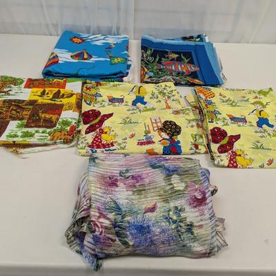 Several Pieces Of Decorative Fabric
