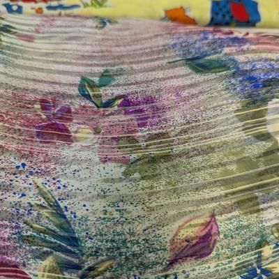 Several Pieces Of Decorative Fabric