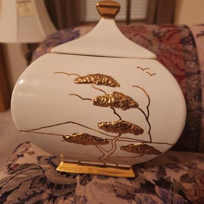 Gold Bonzai Candy Dish