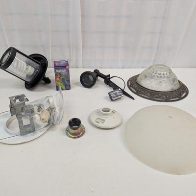 Vintage Light Fixture Parts