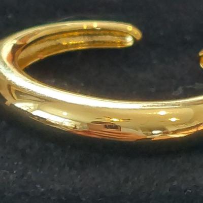 18kt Gold Overlay sterling silver Ring