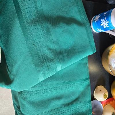 Christmas decorations for your home - Tablecloths - Blanket - and other Holiday cheer! Merry Christmas!! Some brand new!