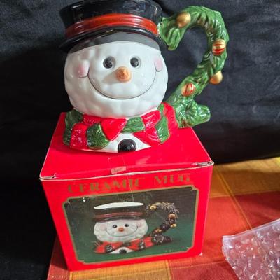 Christmas decorations for your home - Tablecloths - Blanket - and other Holiday cheer! Merry Christmas!! Some brand new!