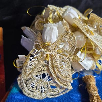 Christmas decorations for your home - Tablecloths - Blanket - and other Holiday cheer! Merry Christmas!! Some brand new!