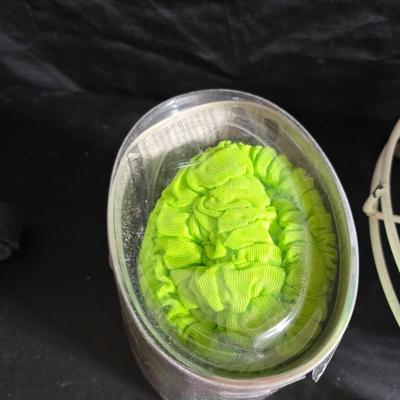 Gardening items - new gloves - plant stands - Pocket hose - Flowerbed decor and more