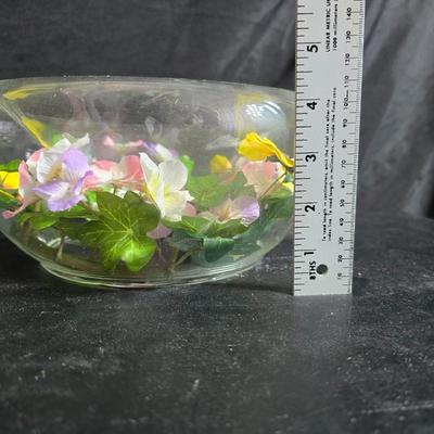 Garden decor - Hanging clothesline bag with new pins - Sunflower wind chime - floating fish - vases and more