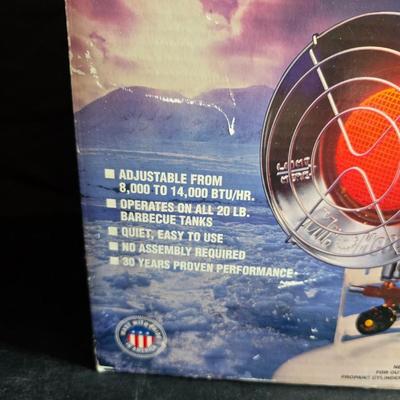 Mr. Heater Propane heater with a flashlight and an Arctic air ultra fan