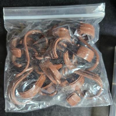 Home hardware - S hooks = brackets - surge protector - doorbell - caster wheels and more