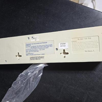 Home hardware - S hooks = brackets - surge protector - doorbell - caster wheels and more