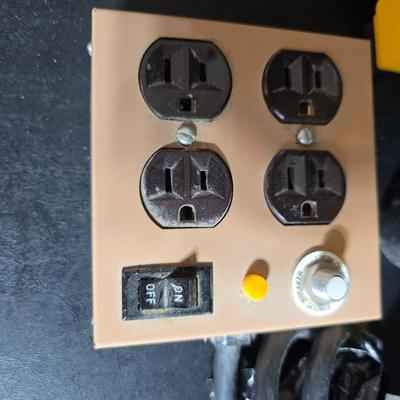 New stanley upright power center - multi plug extension cord - and more