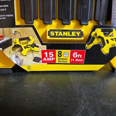 New stanley upright power center - multi plug extension cord - and more
