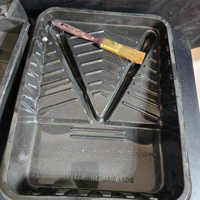Home hardware - paint pans with rollers - face shield masks - Spray texture and more