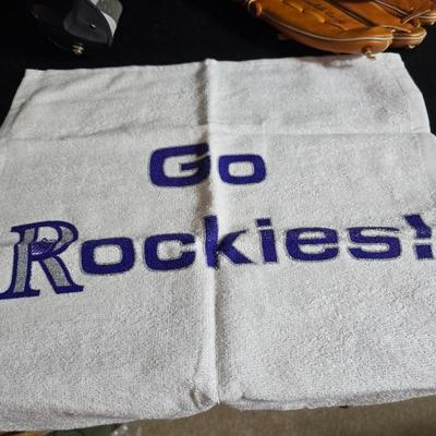 Baseball fans! Rickey Henderson poster - Colorado Rockies memorabilia = Unopened pack of upper deck cards - coin - Gary Sheffield popup...