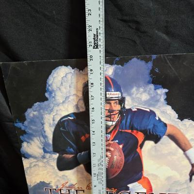 Denver Broncos Superbowl XXXII collectibles - John Elway - sweatshirt - pins and more