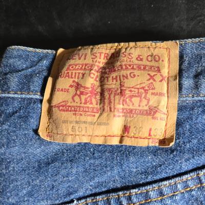 Two pairs of Levi Jeans red tag - 36 x 33 Like new!
