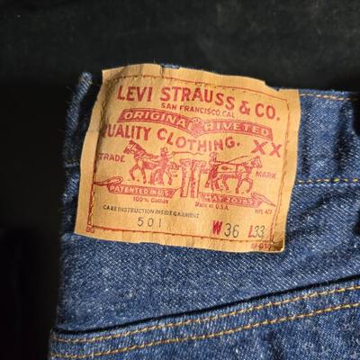Two pairs of Levi Jeans red tag - 36 x 33 Like new!