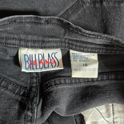 Two pairs of black jeans size 16 - Lee originals & Billblass Jeans
