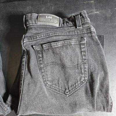 Two pairs of black jeans size 16 - Lee originals & Billblass Jeans