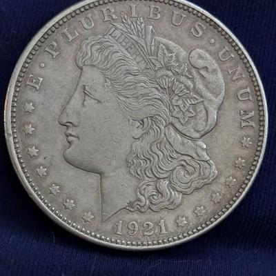 1921 Morgan Silver Dollar