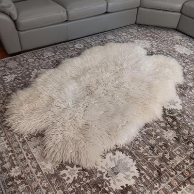 LARGE GENUINE QUALITY LLAMA RUG