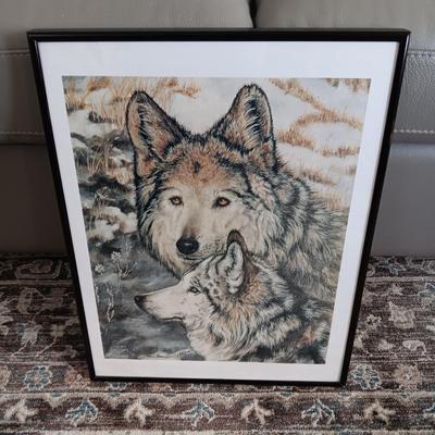 SIGNED AND NUMBERED PRINT "YELLOWSTONE GRASSES" BY PHILLIP TRAPP