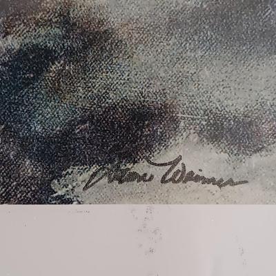 SIGNED AND NUMBERED PRINT "YELLOWSTONE GRASSES" BY PHILLIP TRAPP