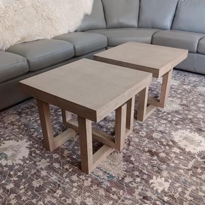 2 JALISCO SQUARE COCKTAIL TABLES