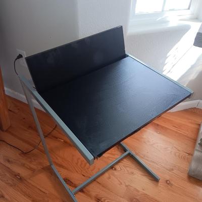 HOME DECOR AND A SIDE TABLE THAT SLIDES UNDER COUCH, CHAIR ETC