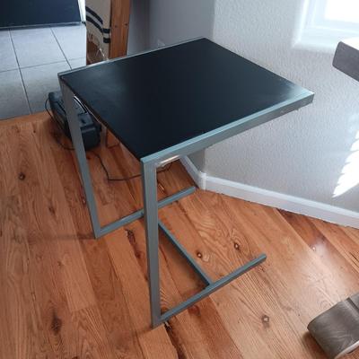 HOME DECOR AND A SIDE TABLE THAT SLIDES UNDER COUCH, CHAIR ETC