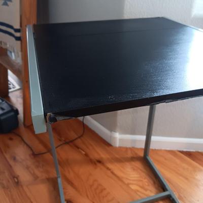 HOME DECOR AND A SIDE TABLE THAT SLIDES UNDER COUCH, CHAIR ETC