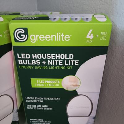 5 FULL BOXES OF LED 60W LIGHT BULBS WITH DUSK TO DAWN SENSOR