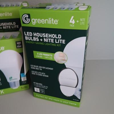 5 FULL BOXES OF LED 60W LIGHT BULBS WITH DUSK TO DAWN SENSOR