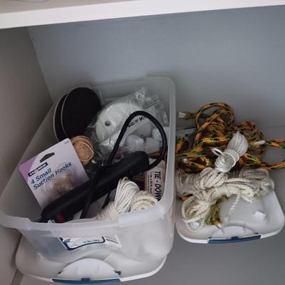 ROPE, TWINE AND HOUSEHOLD HARDWARE ITEMS