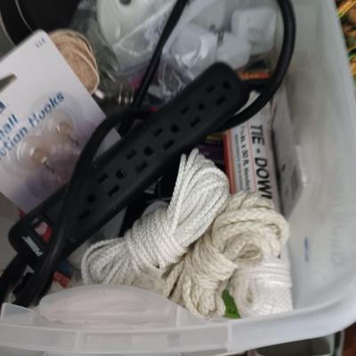 ROPE, TWINE AND HOUSEHOLD HARDWARE ITEMS