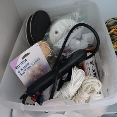 ROPE, TWINE AND HOUSEHOLD HARDWARE ITEMS