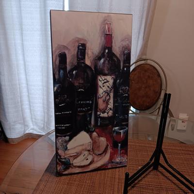 BLACK FOREST FRUITS PLATTER AND CANVAS WINE THEMED PICTURE