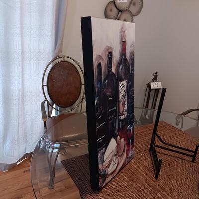 BLACK FOREST FRUITS PLATTER AND CANVAS WINE THEMED PICTURE
