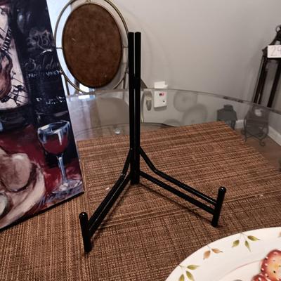 BLACK FOREST FRUITS PLATTER AND CANVAS WINE THEMED PICTURE