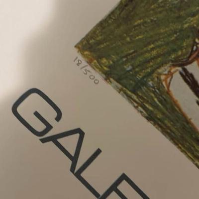 Pablo Picasso Large Numbered Limited Editon Lithograph Print