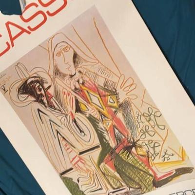 Pablo Picasso Large Numbered Limited Editon Lithograph Print