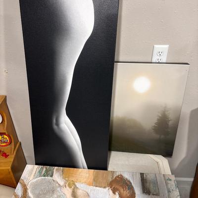 Sale Photo Thumbnail #596: Naked lady 16x47, bathtub 16x32, landscape 32x22