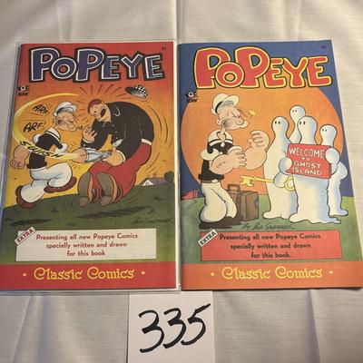 Popeye Classic Comic Book Lot
